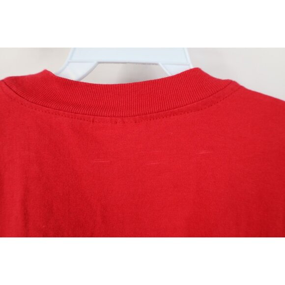 Vintage Y2K 2000 Champion Mens Large Faded Spell Out Sail Boston Sailing T-Shirt - Picture 11 of 14